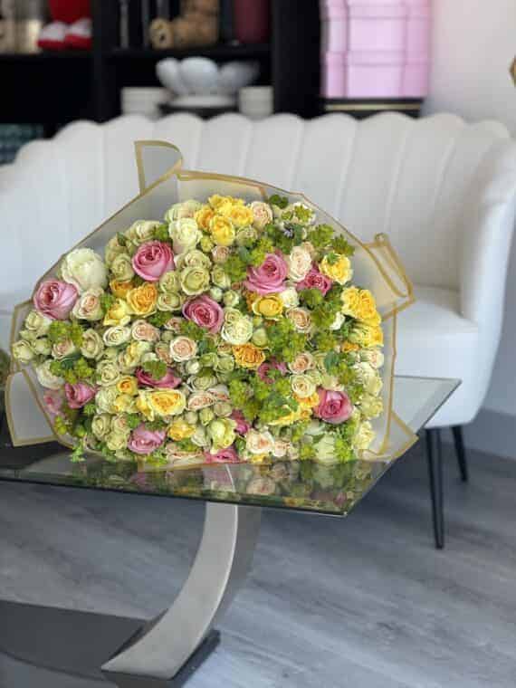 Vibrant Rose Symphony: Captivating Colors for Joyful Celebrations