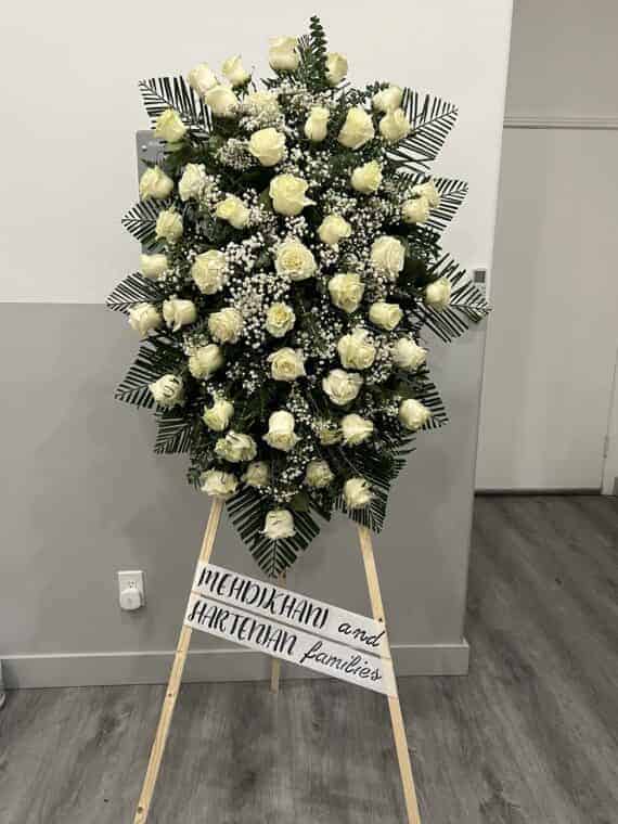 Pure Serenity Roses - A Graceful Tribute for Memorials