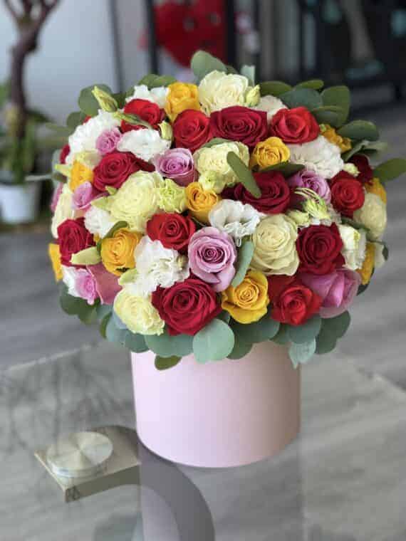 Luxurious Rose Medley: Vibrant Elegance for Any Occasion