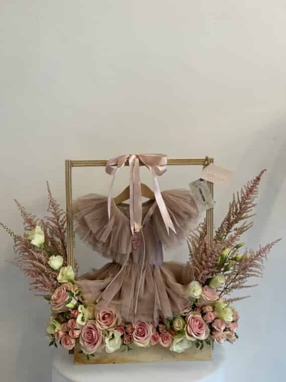 Enchanting Floral Tutu Box - Magical Gift for Her