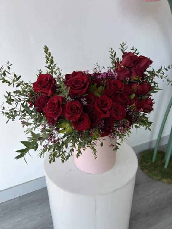 Luxurious Red Rose Box - Ignite Passion for Anniversaries