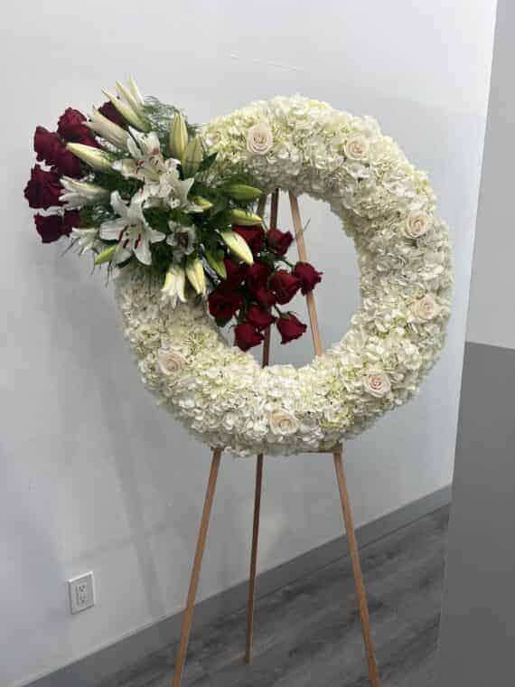 Serenity Wreath - Comforting Tribute for Memorials