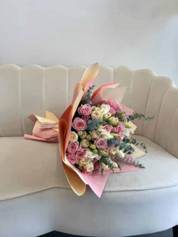 Romantic Pastel Bouquet - Enchanting Elegance for Spring