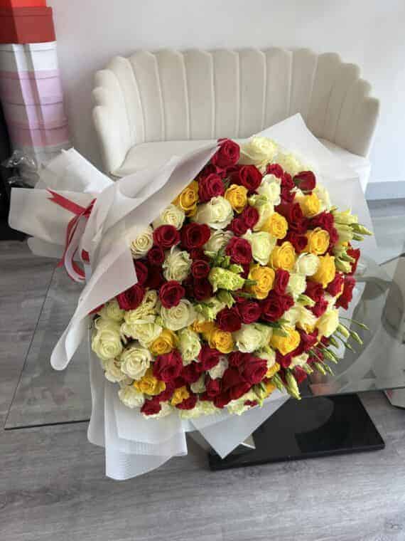 Radiant Memory Bouquet - Celebrate Life's Vibrant Journey