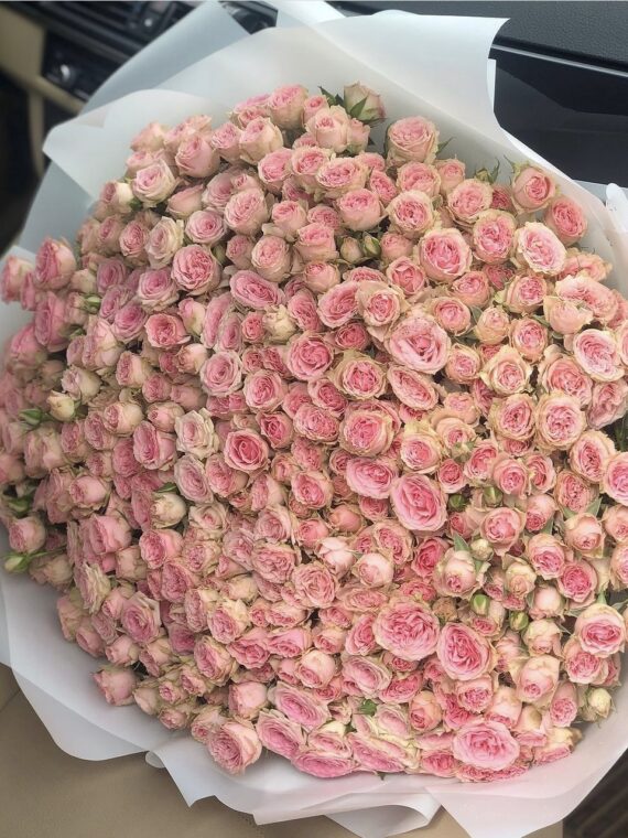 Petite Petals Delight: Sweet Baby Roses Bouquet
