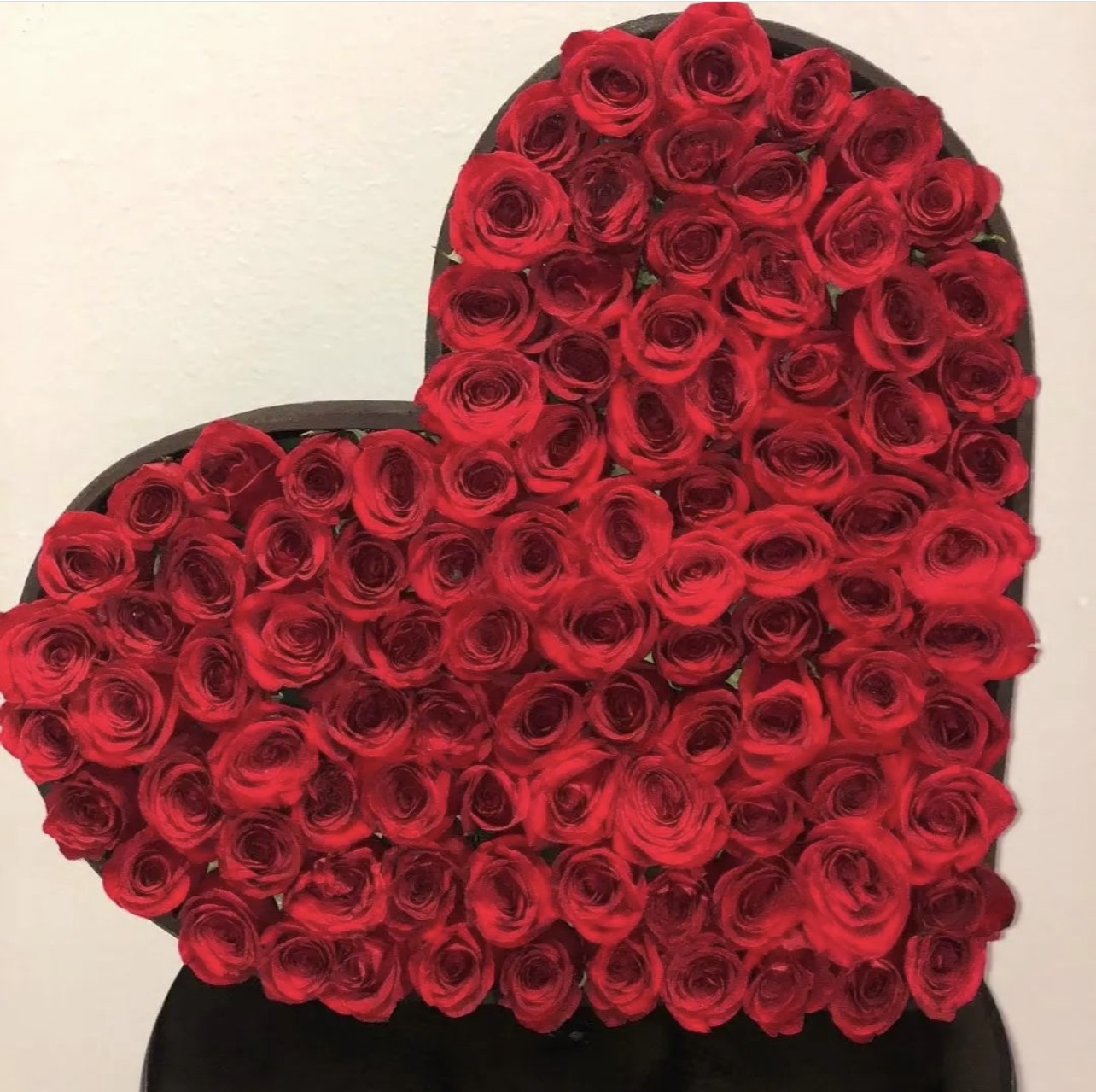Heartfelt Embrace: Enchanted Roses in a Heart-Shaped Box