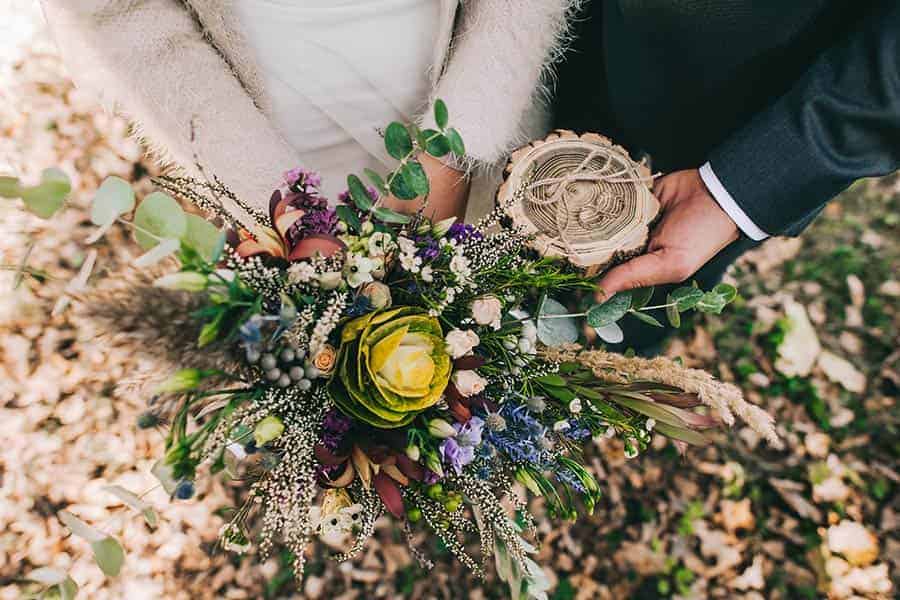 Creative Non-Traditional Wedding Flower Alternatives